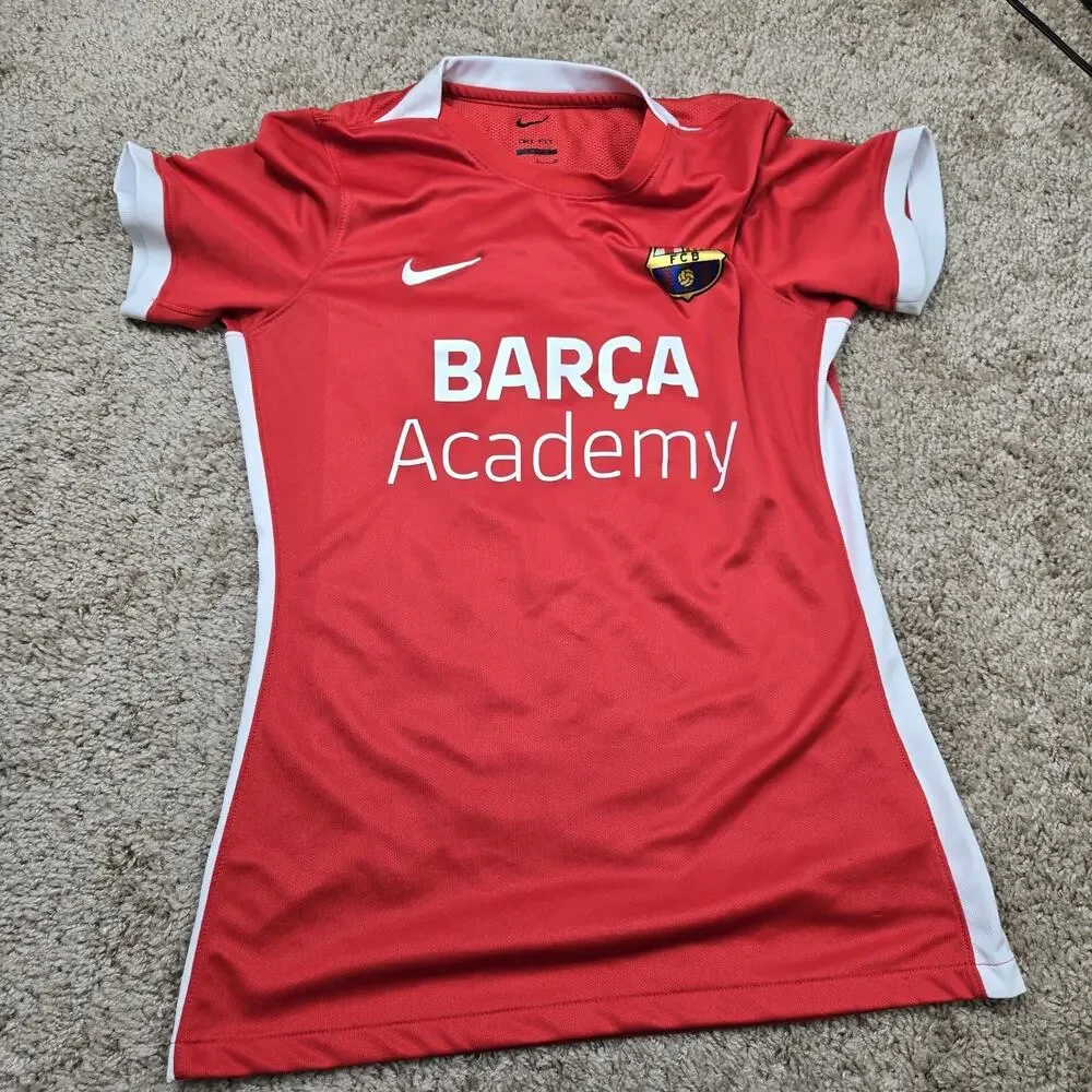 Nike Womens Small Barca Academy Shirt.‎ 19 Columbus . Lot Of 3